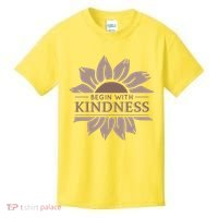 Begin With Kindness Kids T-Shirt thumb 0