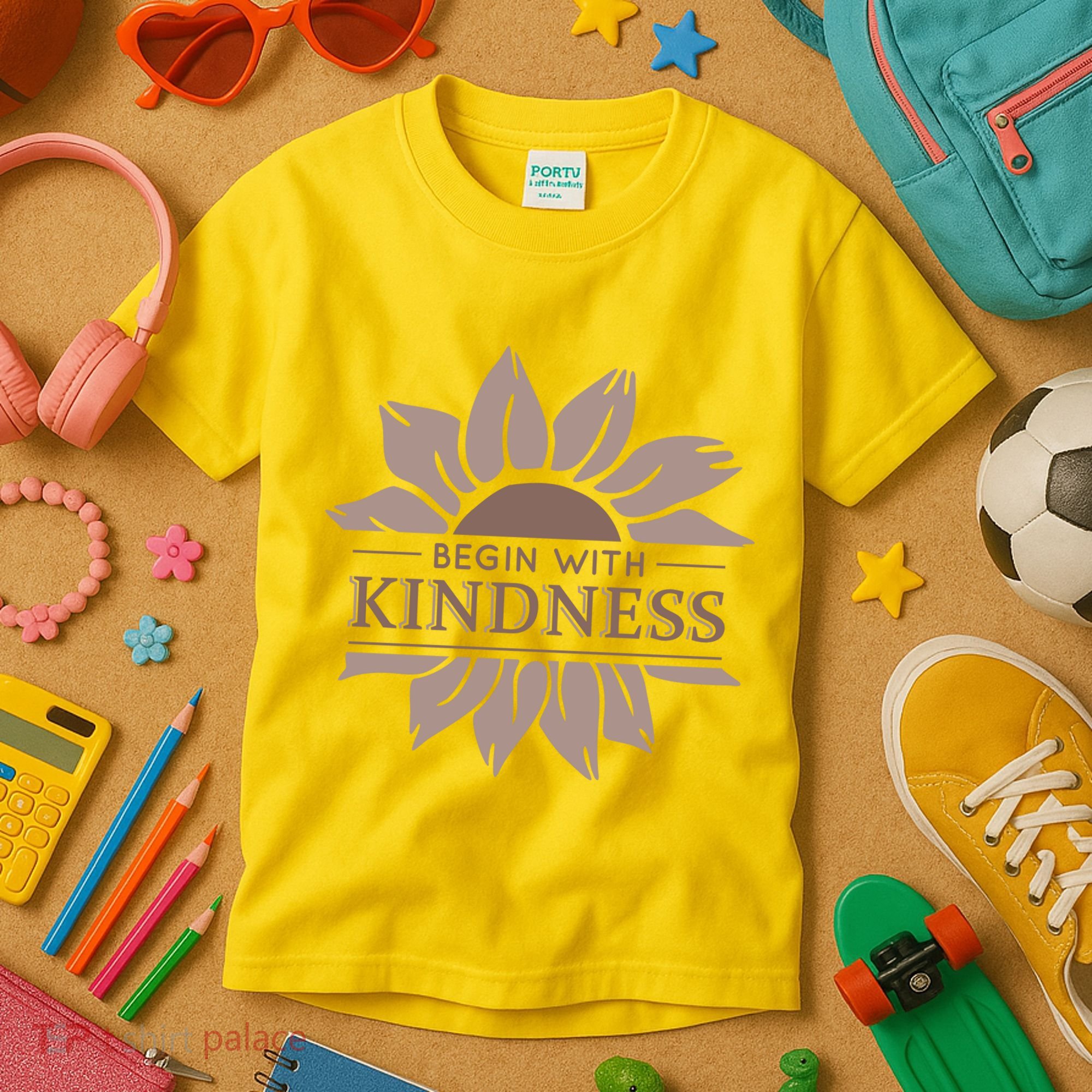 Begin With Kindness Kids T-Shirt