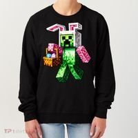 Bunny Egg Happy Easter Video Game Pixel Women's Sweatshirt thumb 0