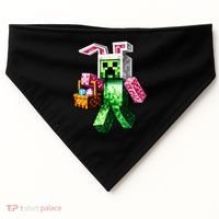 Bunny Egg Happy Easter Video Game Pixel USA-Made Doggie Bandana thumb 0