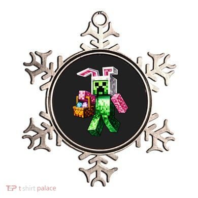 Bunny Egg Happy Easter Video Game Pixel Ornament