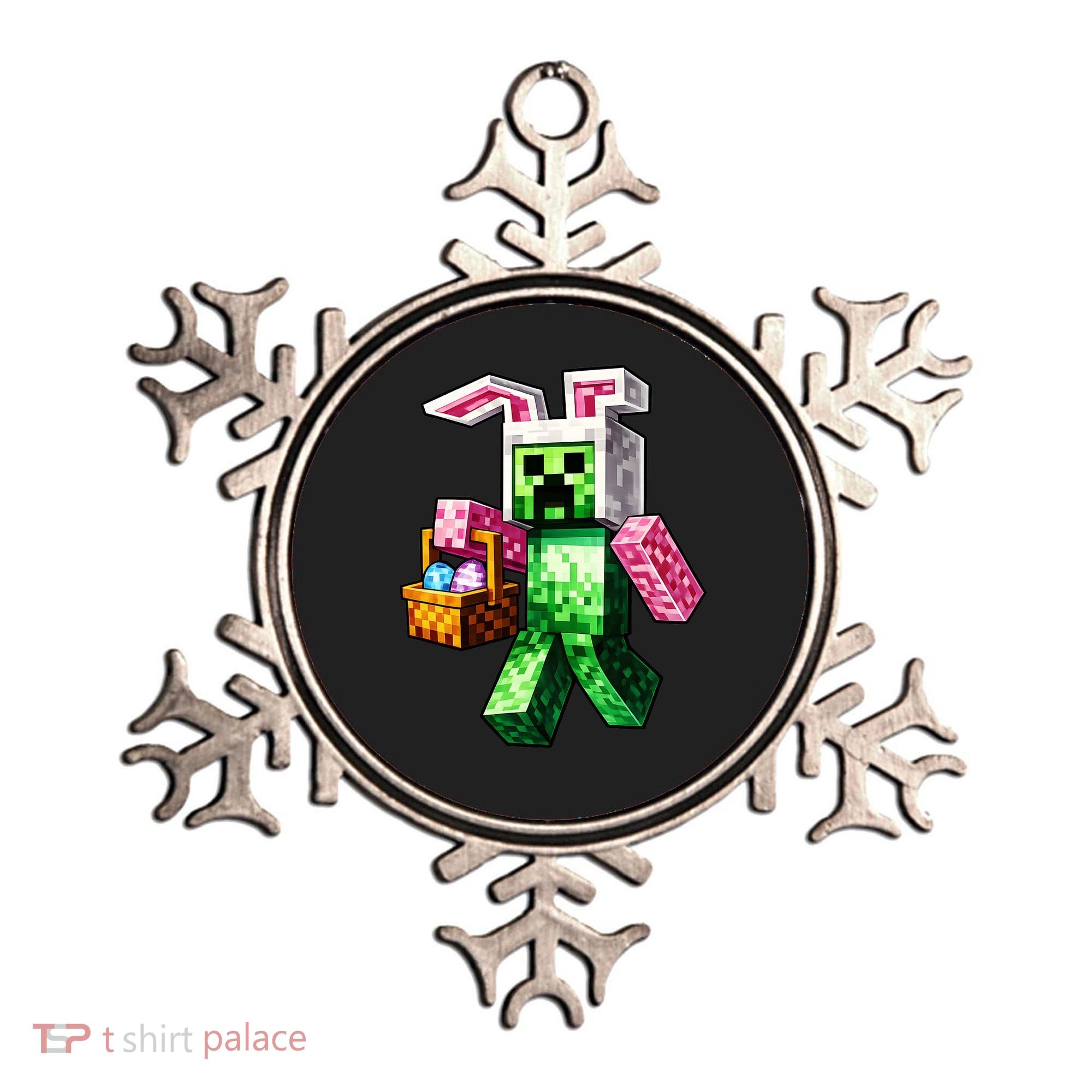 Bunny Egg Happy Easter Video Game Pixel Ornament