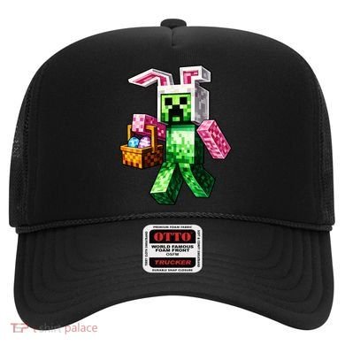 Bunny Egg Happy Easter Video Game Pixel Hat