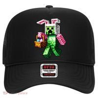 Bunny Egg Happy Easter Video Game Pixel Hat thumb 0