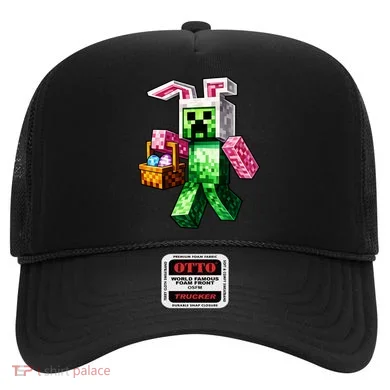 Bunny Egg Happy Easter Video Game Pixel Hat