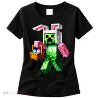Bunny Egg Happy Easter Video Game Pixel Women's T-Shirt thumb 0