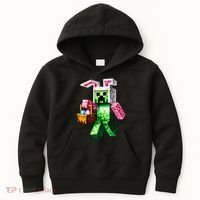 Bunny Egg Happy Easter Video Game Pixel Kids Hoodie thumb 0