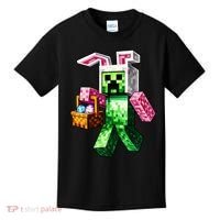 Bunny Egg Happy Easter Video Game Pixel Kids T-Shirt thumb 0