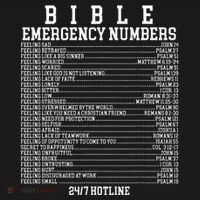 Bible Emergency Hotline Numbers Funny Christian Family Jesus Women's Tank Top thumb 5