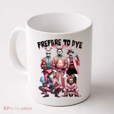 Bunny Easter Horror Dyeing Eggs Coffee Mug