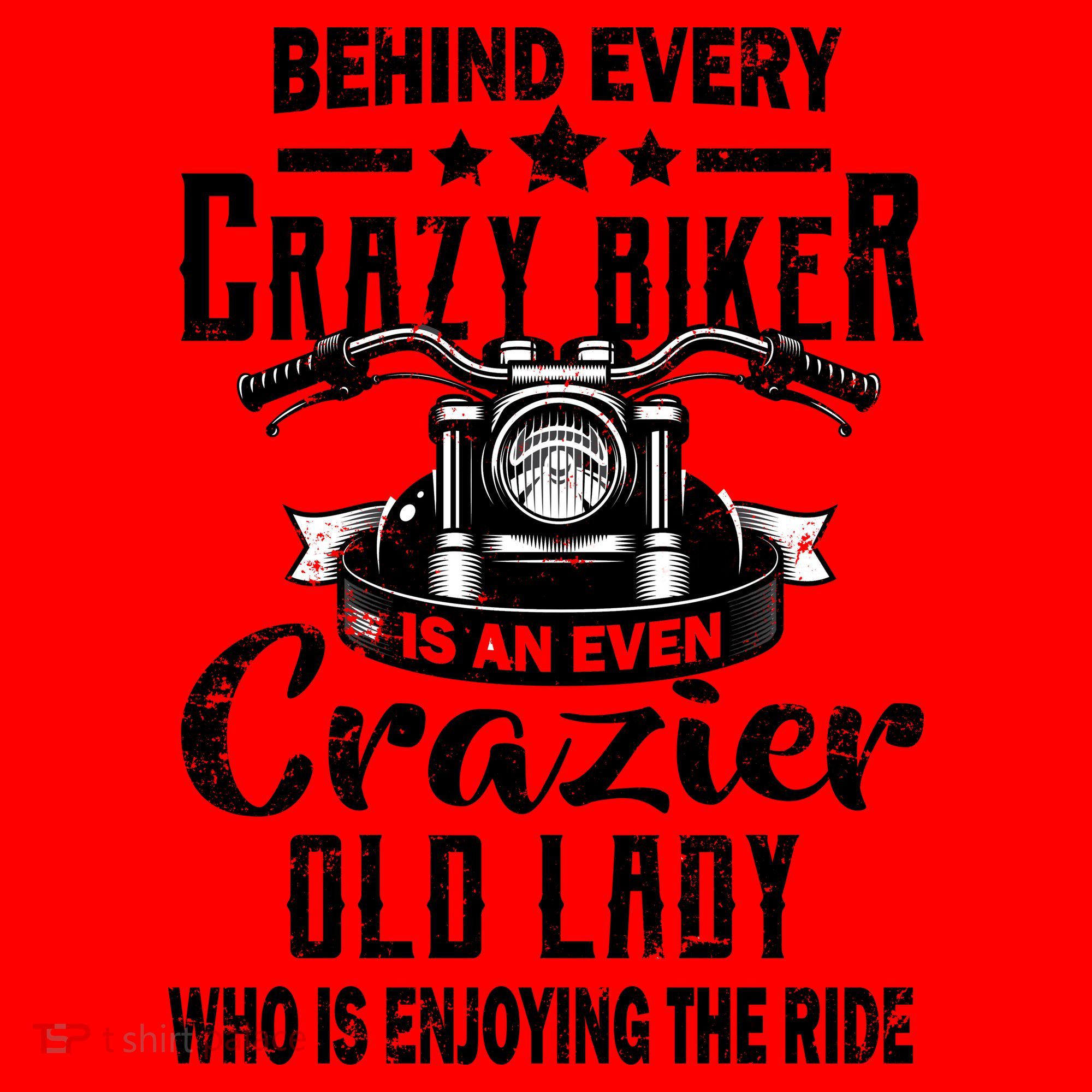 Behind Every Crazy Biker Is An Even Crazier Old Lady Santa Hat