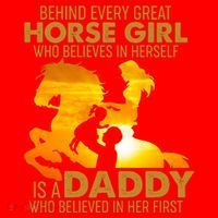 Behind Every Great Horse Girl Is A Daddy Who Believed In Her First Santa Hat thumb 1