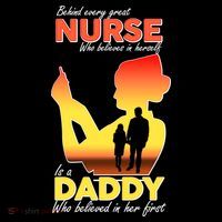 Behind Every Great Nurse Is A Daddy Sweatshirt thumb 3