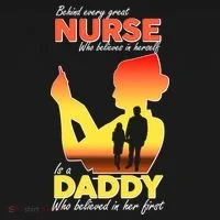 Behind Every Great Nurse Is A Daddy Kids Long Sleeve Shirt thumb 2