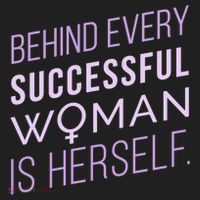 Behind Every Successful Woman Is Herself Tumbler thumb 3