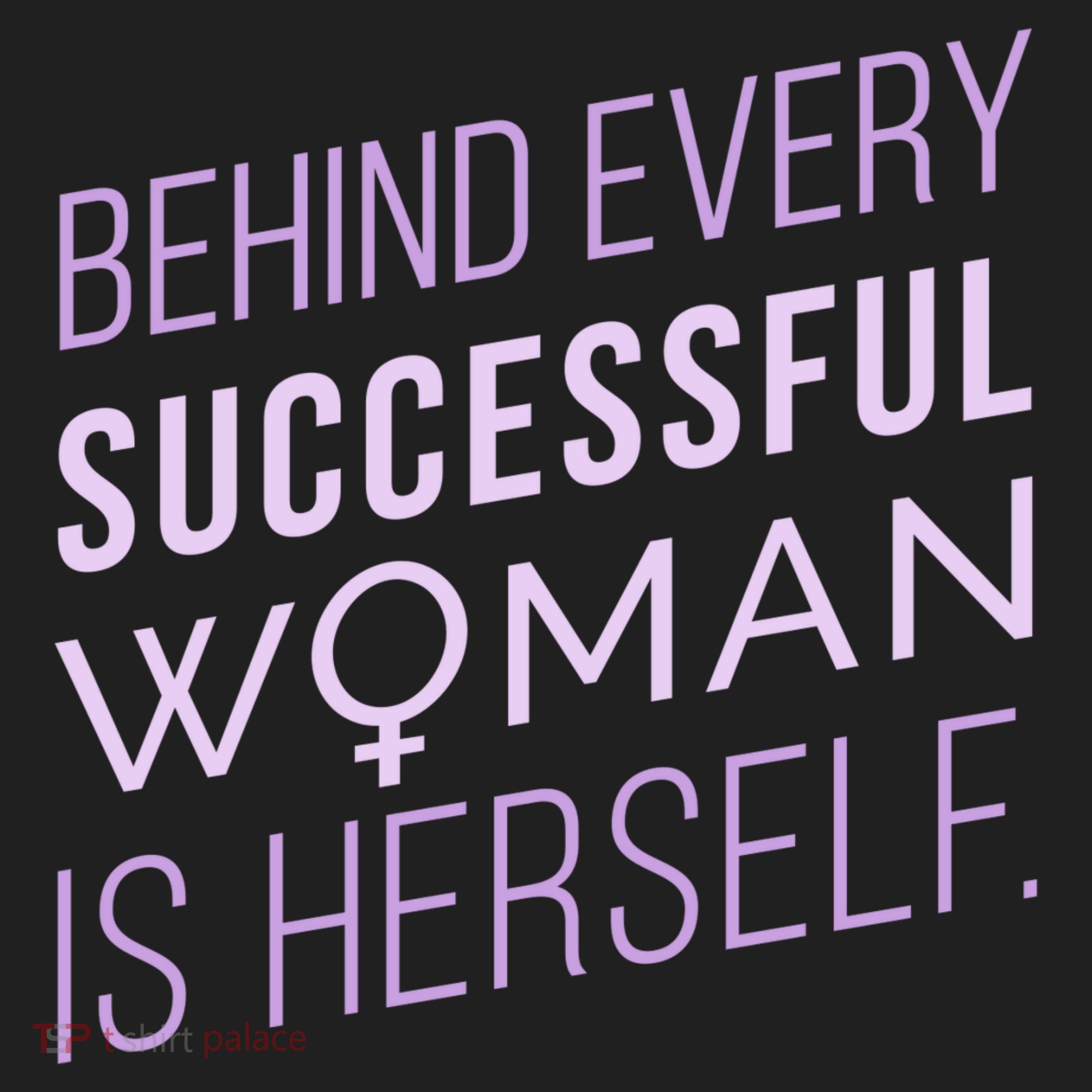 Behind Every Successful Woman Is Herself Golf Towel