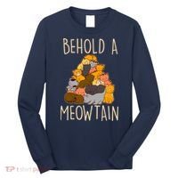 Behold A Meowtian Cats Long Sleeve Shirt thumb 0