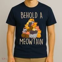Behold A Meowtian Cats T-Shirt thumb 3