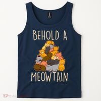 Behold A Meowtian Cats Tank Top thumb 2