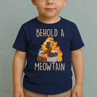 Behold A Meowtian Cats Toddler T-Shirt thumb 2
