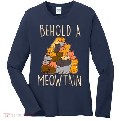 Behold A Meowtian Cats Women's Long Sleeve Shirt