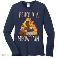 Behold A Meowtian Cats Women's Long Sleeve Shirt thumb 0