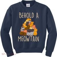 Behold A Meowtian Cats Kids Sweatshirt thumb 0