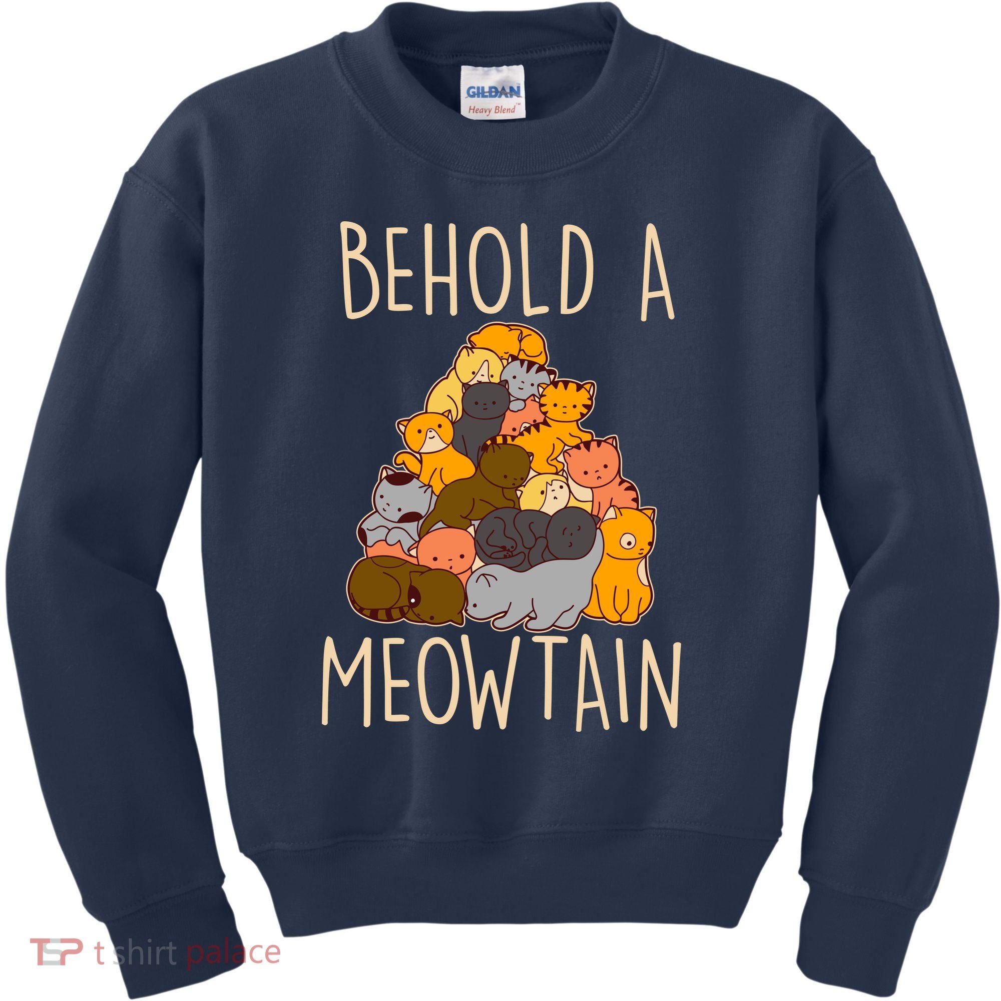Behold A Meowtian Cats Kids Sweatshirt