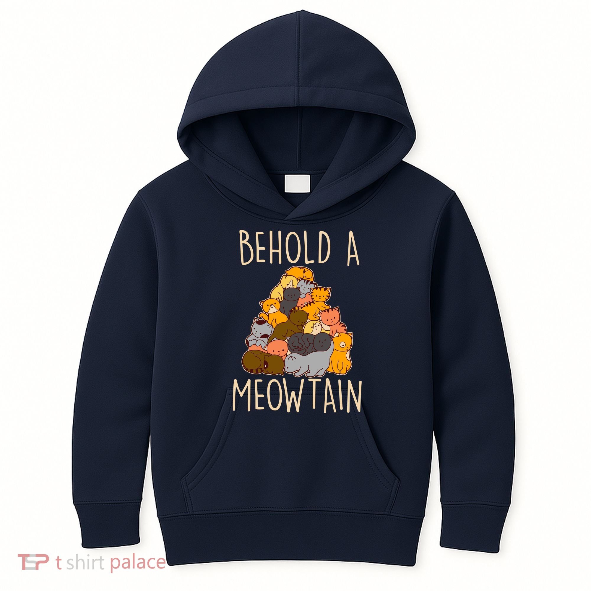 Behold A Meowtian Cats Kids Hoodie