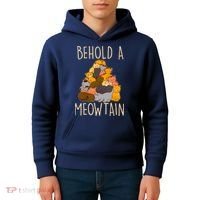 Behold A Meowtian Cats Kids Hoodie thumb 4