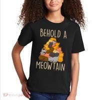 Behold A Meowtian Cats Kids T-Shirt thumb 2