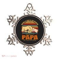 Being A Dad Is An Honor Being Papa Is Priceless Ornament thumb 0