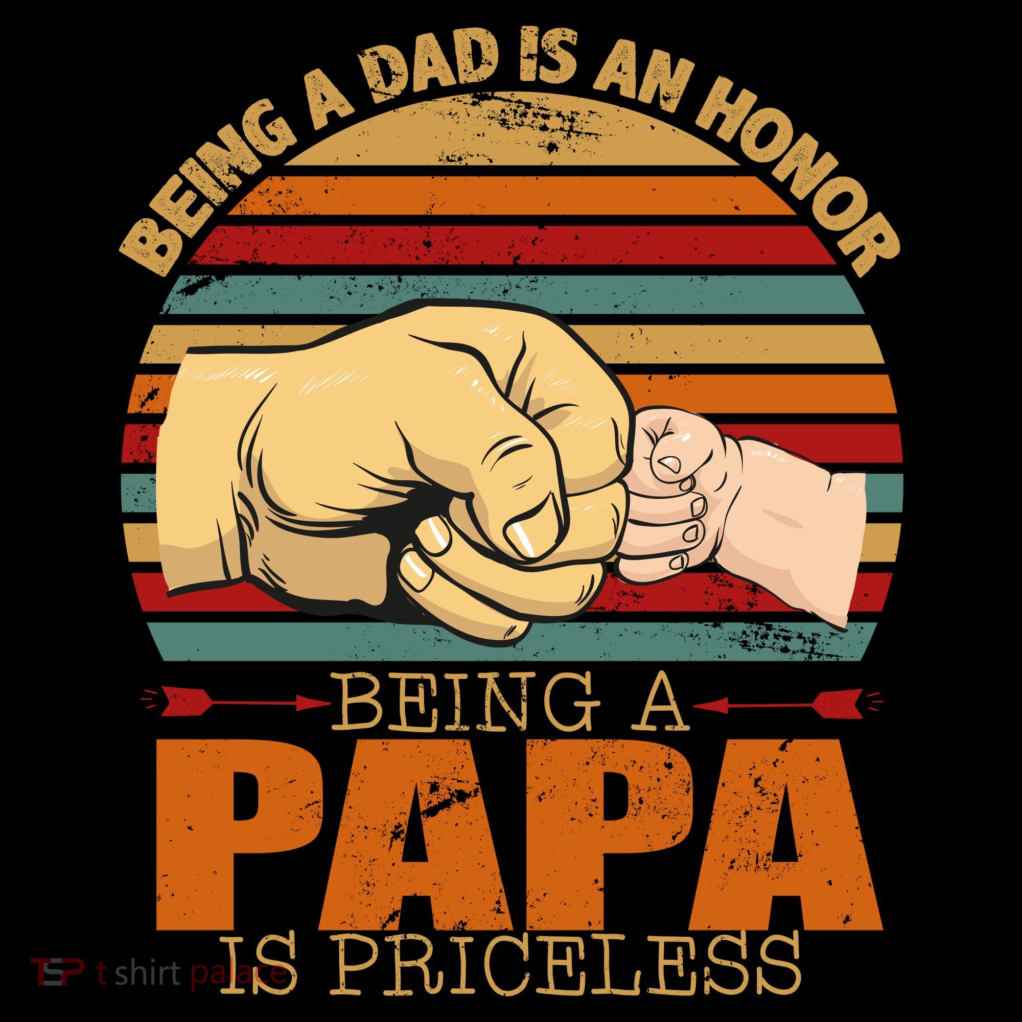 Being A Dad Is An Honor Being Papa Is Priceless Ornament