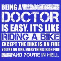 Being A Doctor Is Easy Long Sleeve Shirt thumb 2