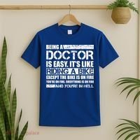 Being A Doctor Is Easy T-Shirt thumb 2