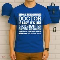 Being A Doctor Is Easy T-Shirt thumb 6