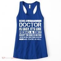 Being A Doctor Is Easy Women's Tank Top thumb 0