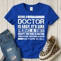 Being A Doctor Is Easy Women's T-Shirt thumb 3