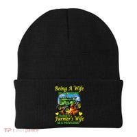 Being A Wife Is A Choice Being A Farmer's Wife IS A Privilege Beanie thumb 0