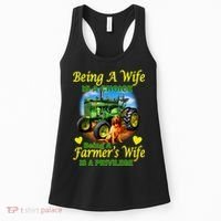Being A Wife Is A Choice Being A Farmer's Wife IS A Privilege Women's Tank Top thumb 0