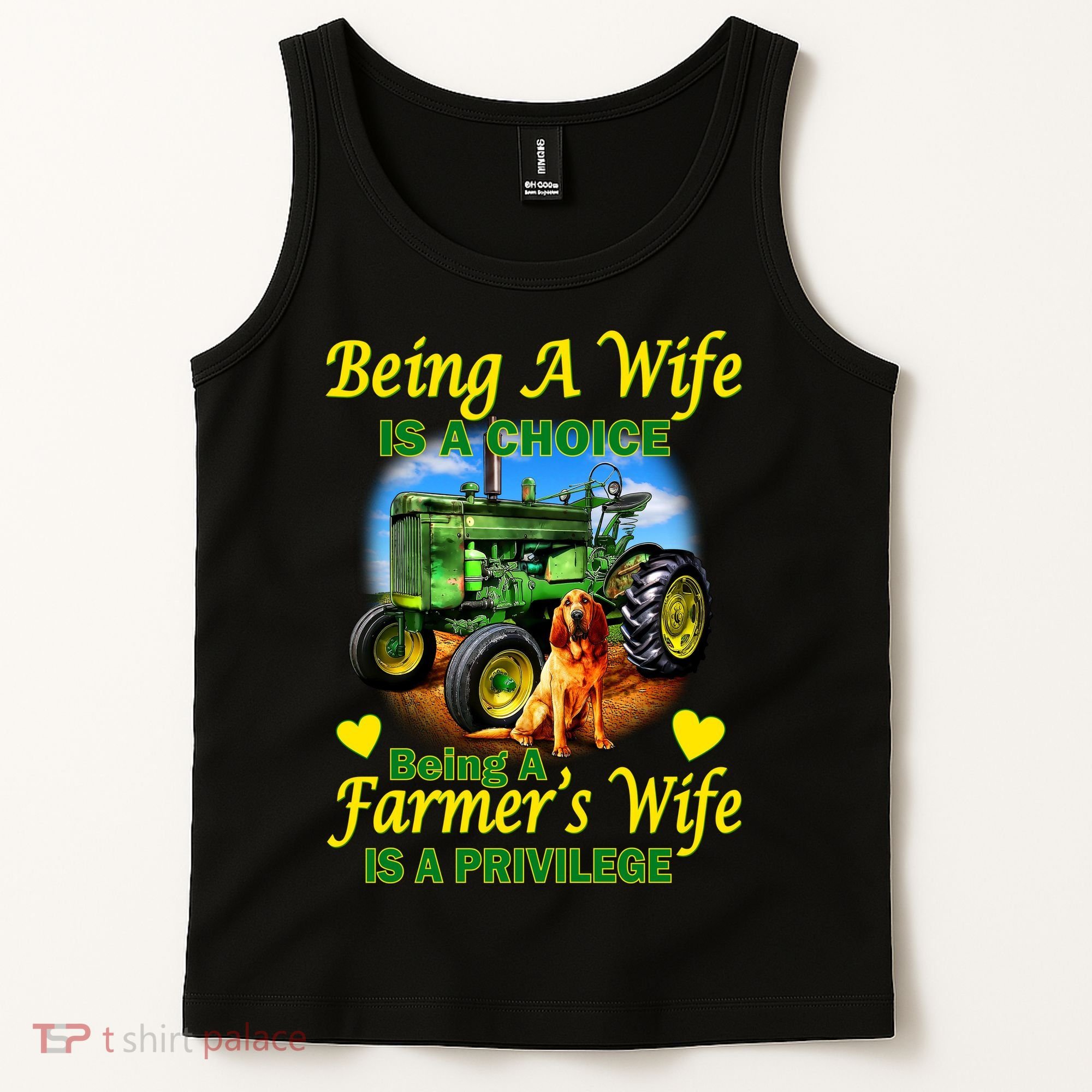 Being A Wife Is A Choice Being A Farmer's Wife IS A Privilege Tank Top