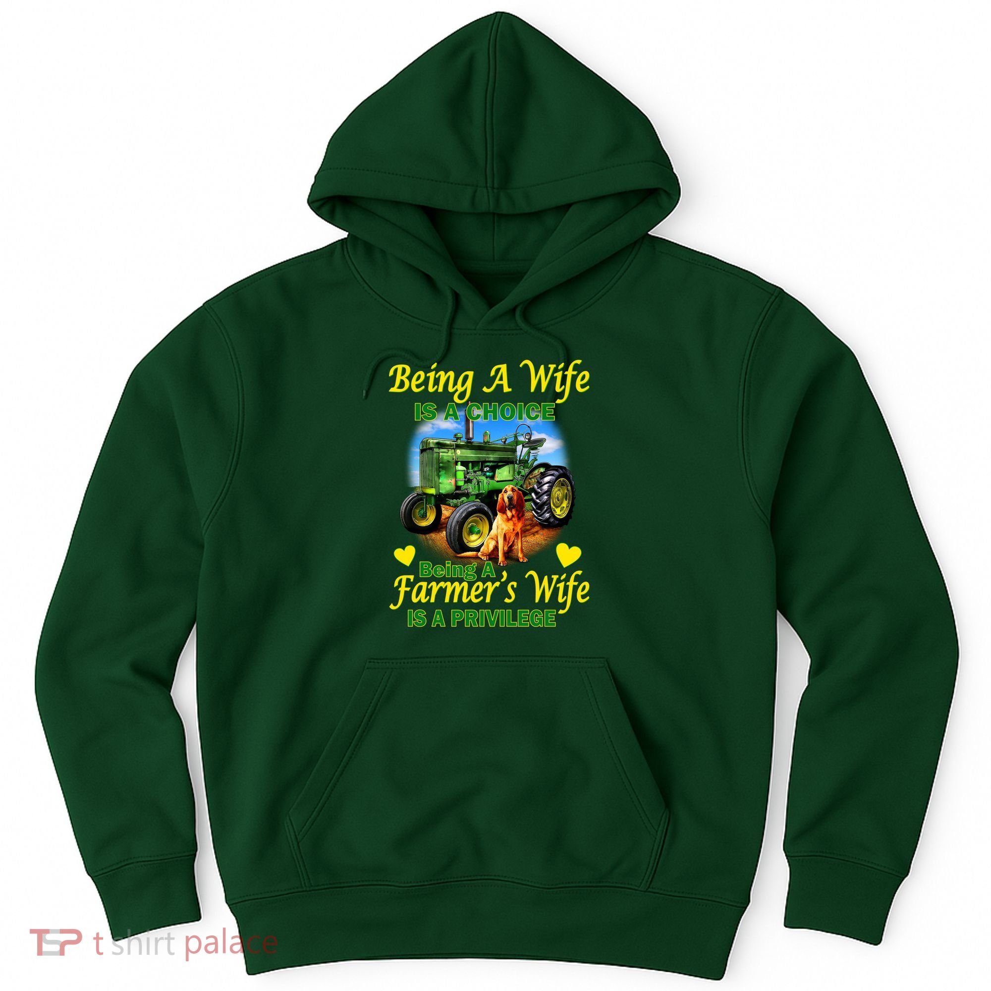 Being A Wife Is A Choice Being A Farmer's Wife IS A Privilege Hoodie