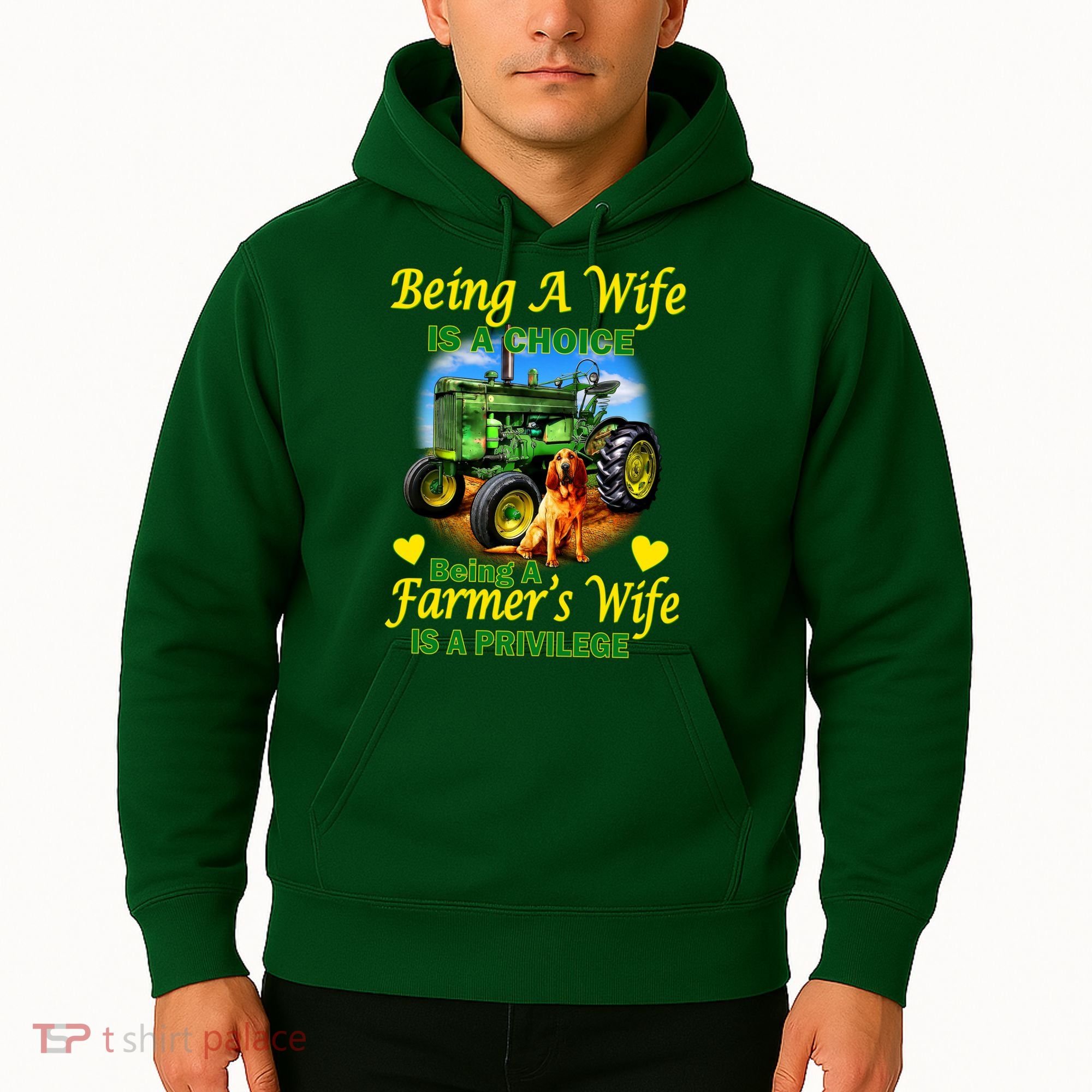 Being A Wife Is A Choice Being A Farmer's Wife IS A Privilege Hoodie