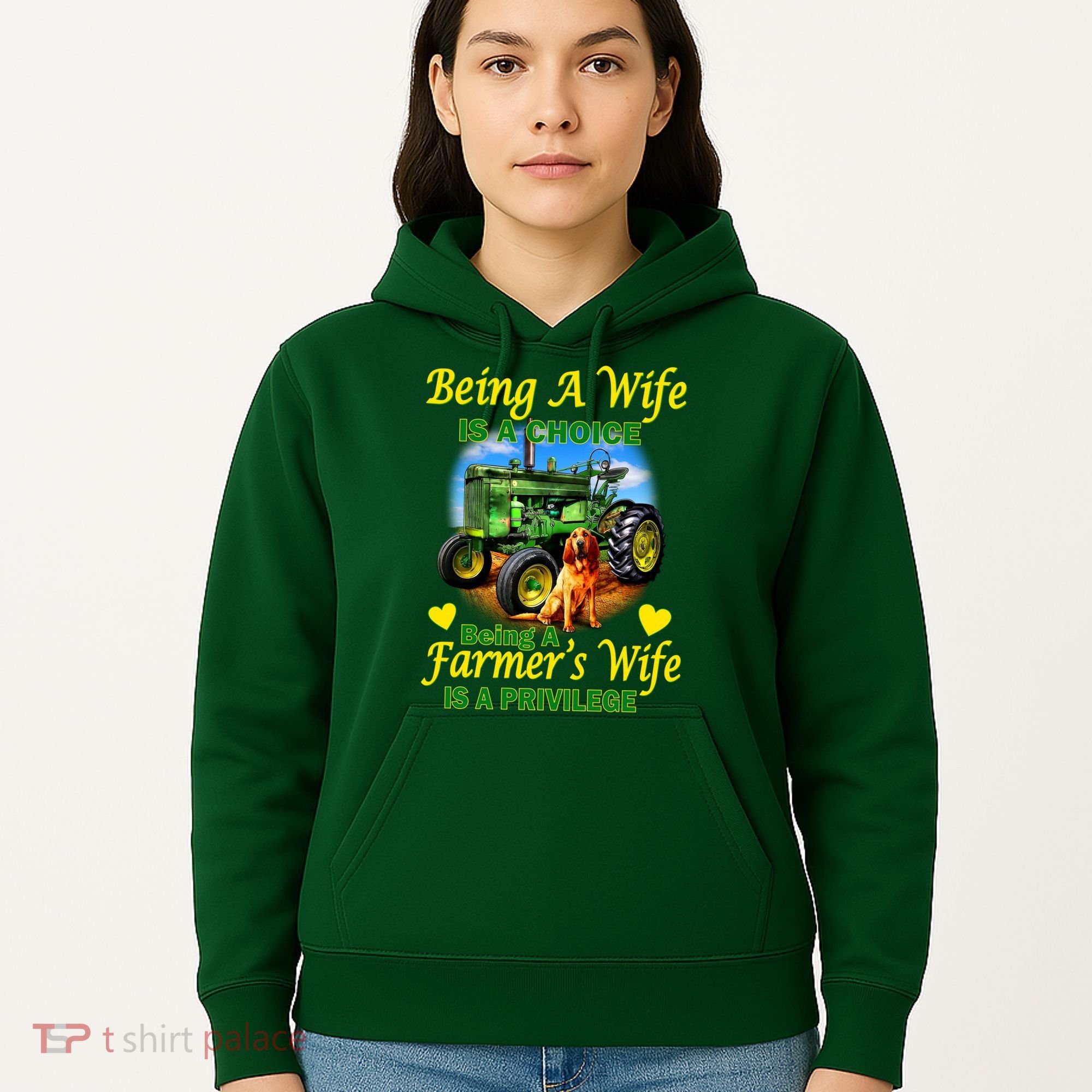 Being A Wife Is A Choice Being A Farmer's Wife IS A Privilege Hoodie