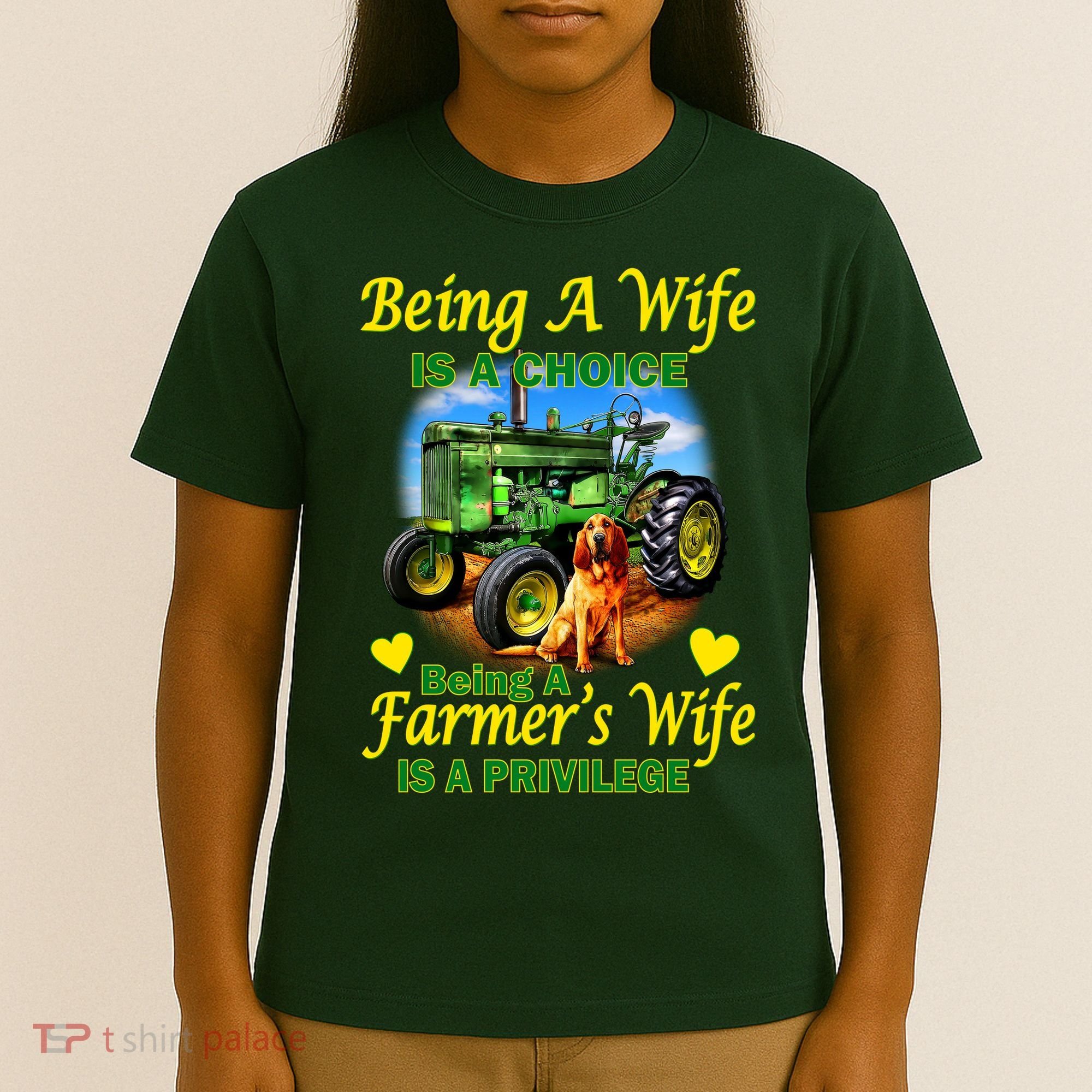 Being A Wife Is A Choice Being A Farmer's Wife IS A Privilege T-Shirt