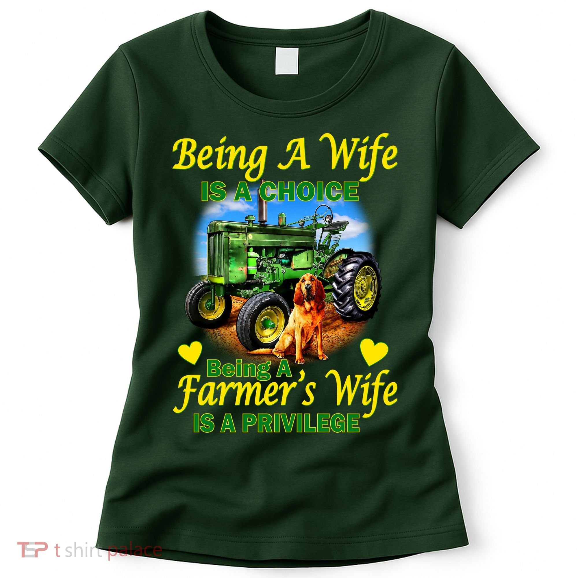Being A Wife Is A Choice Being A Farmer's Wife IS A Privilege Women's T-Shirt