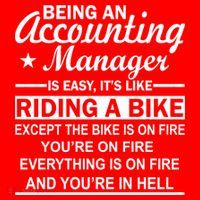 Being An Accounting Manager Riding A Bike In Hell Sweatshirt thumb 3