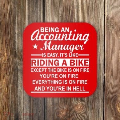 Being An Accounting Manager Riding A Bike In Hell Coaster