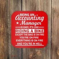 Being An Accounting Manager Riding A Bike In Hell Coaster thumb 0
