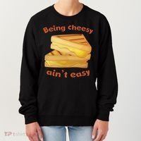 Being Cheesy Ain't Easy Women's Sweatshirt thumb 0
